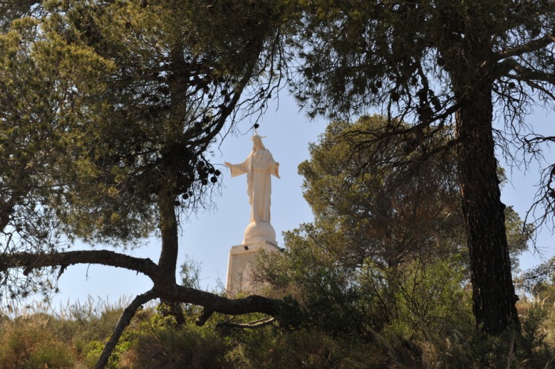 Sierra Espuña walks, the Via Crucis between the Santuario de Santa Eulalia in Totana and the Corazón de Jesús viewing point