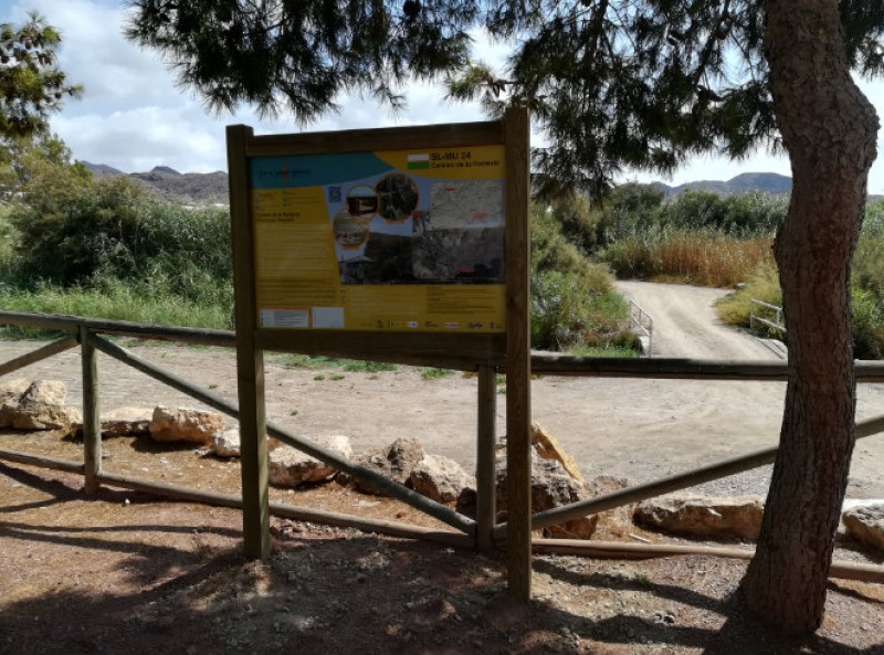 The Camino de la Romería walking route in Águilas