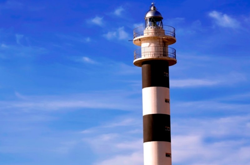 The lighthouse of Punta Negra in Águilas