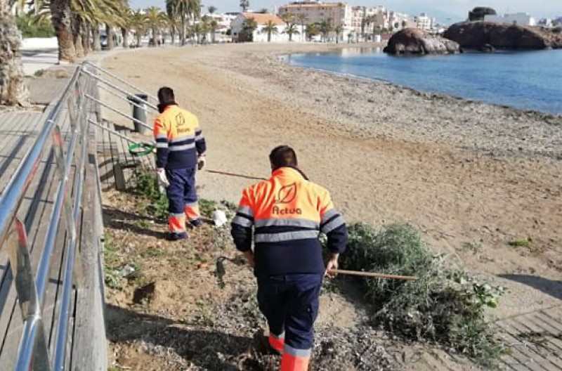 <span style='color:#780948'>ARCHIVED</span> - Improvements at Mazarrón beaches as thoughts turn to the summer of 2020