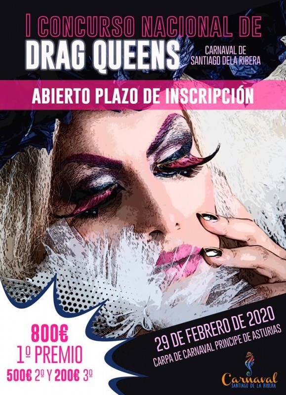 <span style='color:#780948'>ARCHIVED</span> - 29th February Drag Queen competition Santiago de la Ribera Carnival