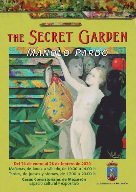 <span style='color:#780948'>ARCHIVED</span> - 24th January to 28th February, The Secret Garden exhibition by artist Manolo Pardo in Mazarrón