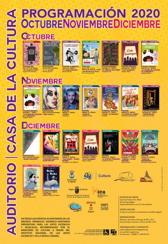 <span style='color:#780948'>ARCHIVED</span> - Cultural events in Águilas October
