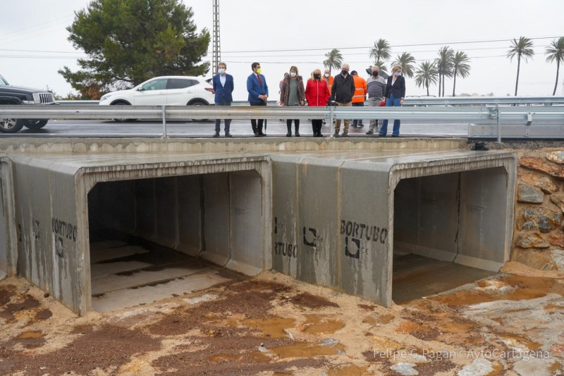 <span style='color:#780948'>ARCHIVED</span> - Road connecting Los Nietos and Los Belones reopens after flood prevention work