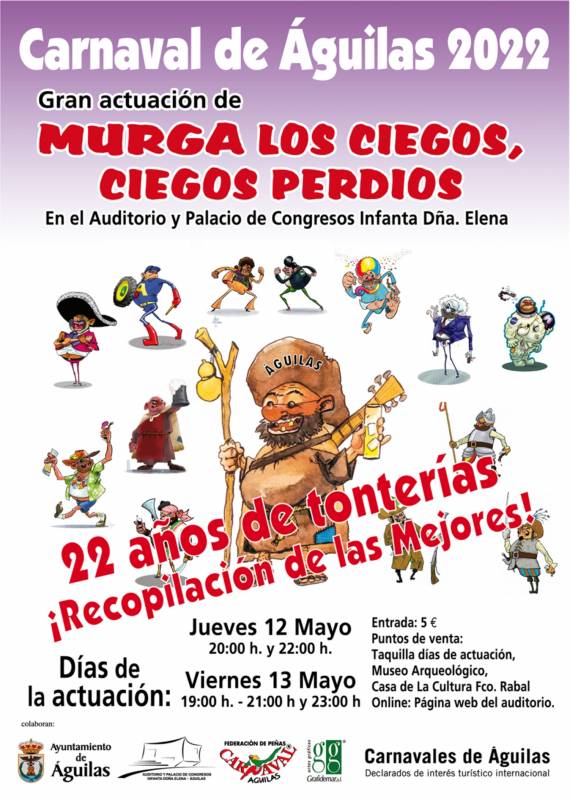 <span style='color:#780948'>ARCHIVED</span> - May 12 and 13, post-Carnival fun at the Aguilas auditorium