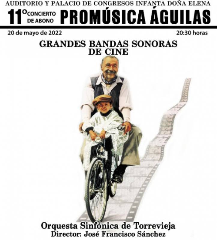 <span style='color:#780948'>ARCHIVED</span> - May 20 the Torrevieja Symphony Orchestra perform great movie soundtracks at the Aguilas auditorium