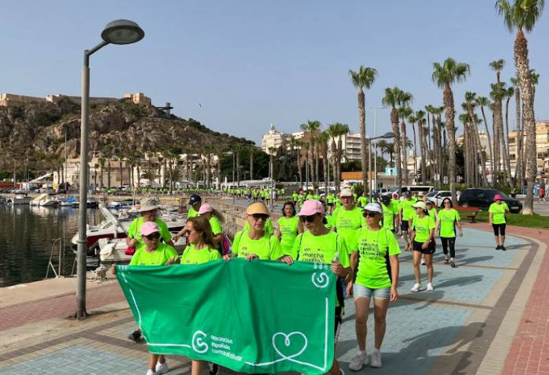 <span style='color:#780948'>ARCHIVED</span> - Cancer research fundraising walk in Aguilas a great success
