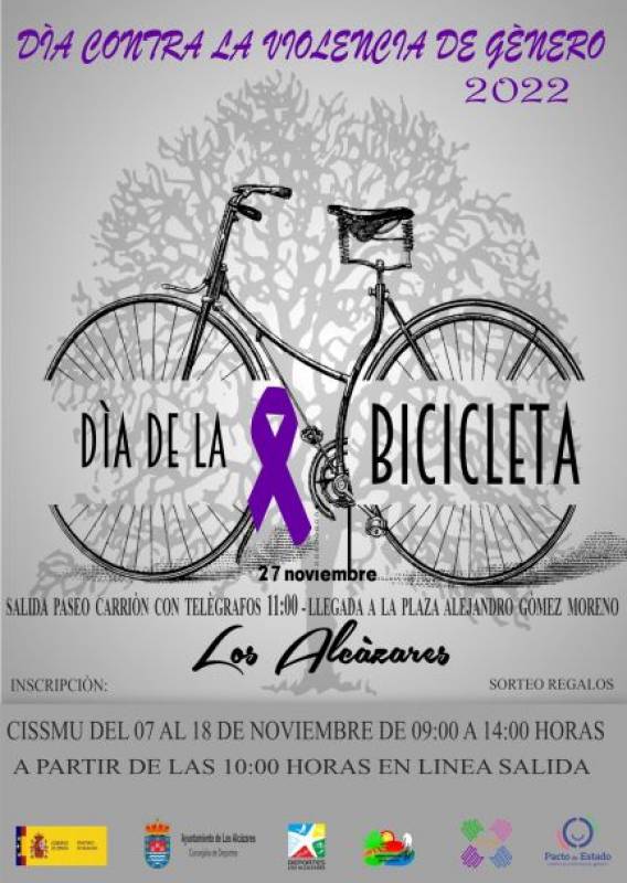 <span style='color:#780948'>ARCHIVED</span> - November 27 Bike ride against Gender Violence in Los Alcazares