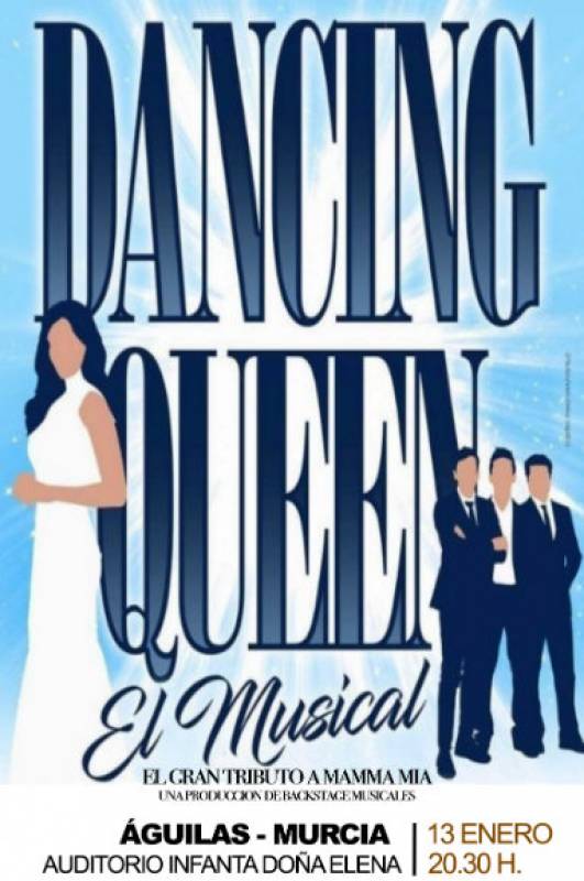 <span style='color:#780948'>ARCHIVED</span> - January 13 Dancing Queen, a Mamma Mia tribute at the Auditorio Infanta Doña Elena in Aguilas