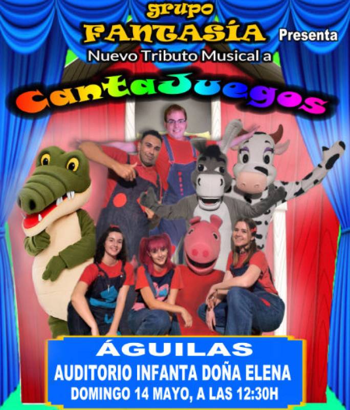 <span style='color:#780948'>ARCHIVED</span> - May 14 Cantajuegos live in concert at the Aguilas auditorium