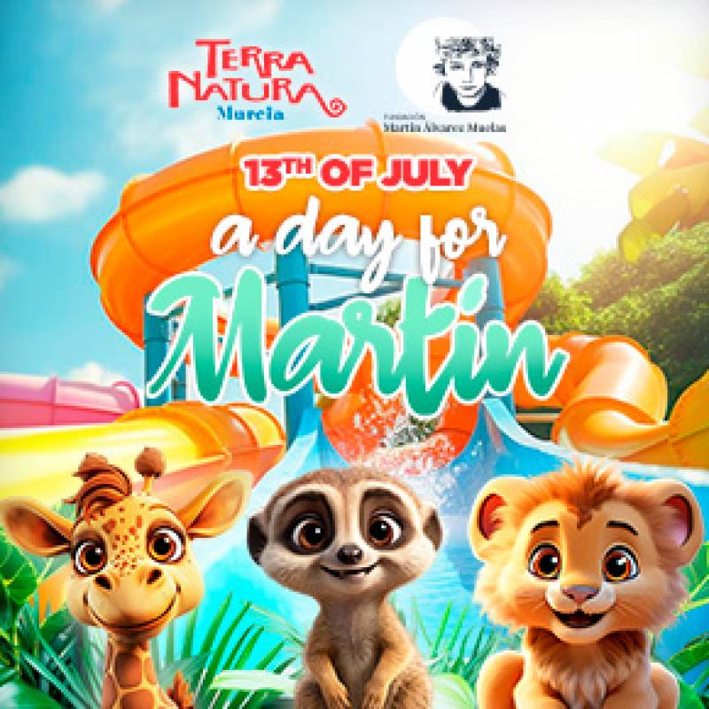 July 13 Raise money for kids with cancer at Terra Natura Murcia