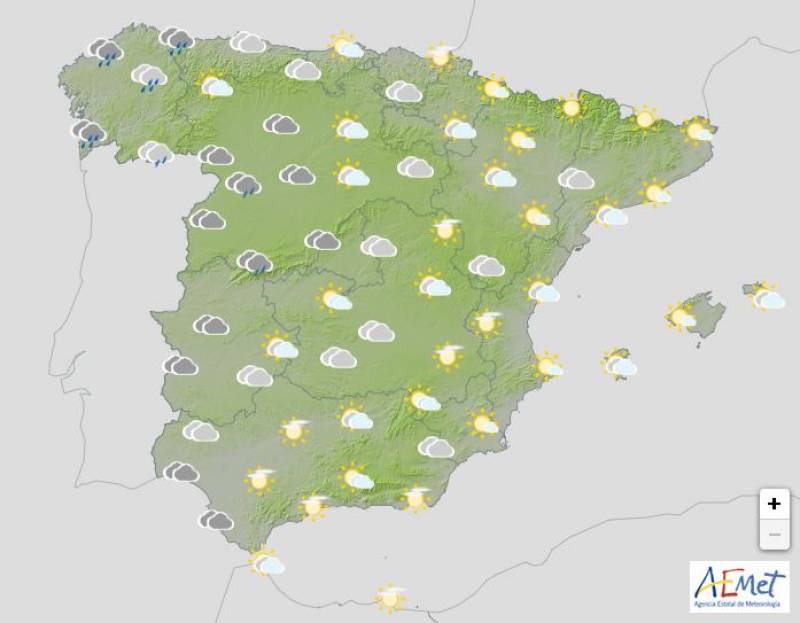 Spain weekend weather forecast November 28-December 1