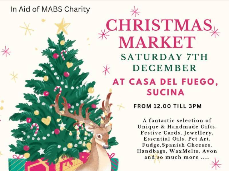 December 7 Christmas Craft Market in Sucina, Murcia