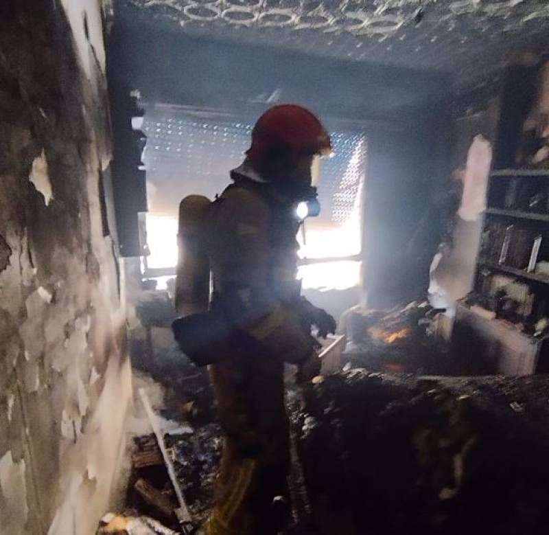 Elderly man, 96, rescued from burning building in Águilas