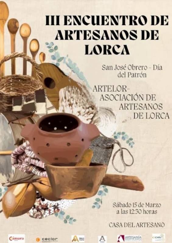 March 15 Exhibition and demonstrations by the arts and crafts association of Lorca