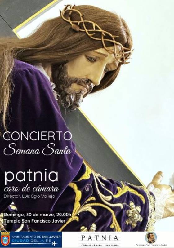 March 30 Free Holy Week concert in San Javier