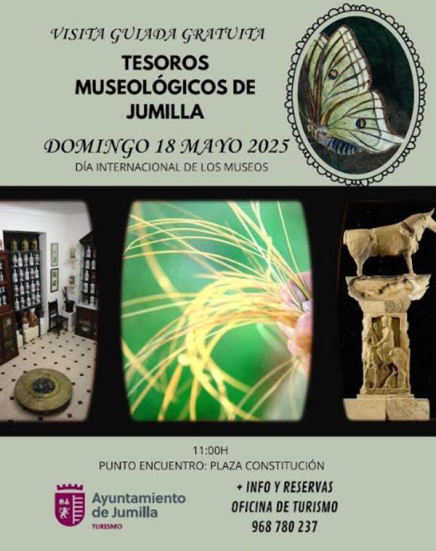May 18 Free guided tour of the fascinating museums of Jumilla