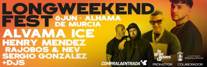 June 6 Long Weekend Fest in Alhama de Murcia