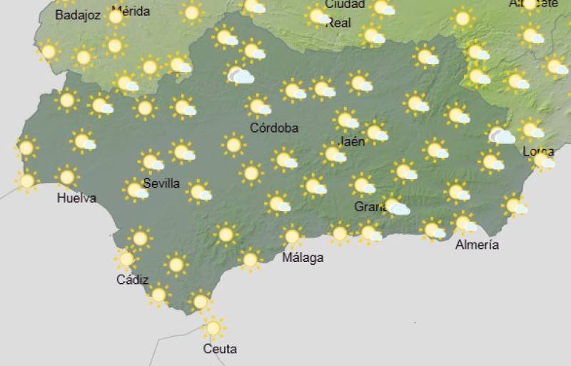Andalucía weekend weather forecast May 22 to 25: Sunshine for most, but watch out for some Friday storms