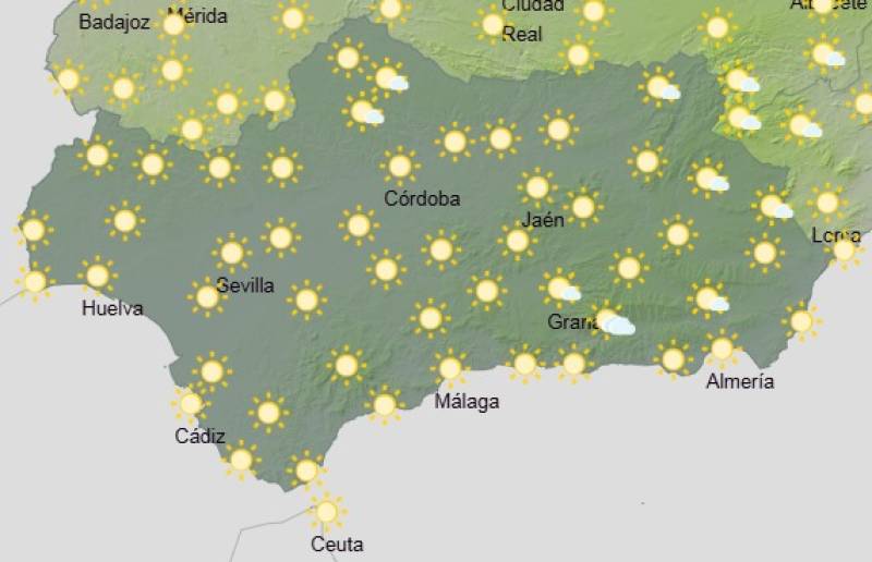 Andalucía weekend weather forecast May 22 to 25: Sunshine for most, but watch out for some Friday storms