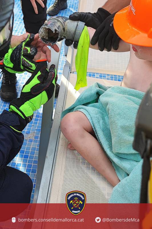 Scare at Mallorca hotel as 4-year-old British boy gets his hand stuck in swimming pool pipe