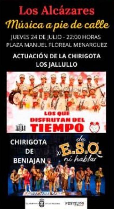 July 24 Free open-air chirigotas Spanish satirical songs in Los Alcázares