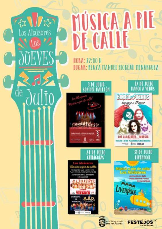 July 24 Free open-air chirigotas Spanish satirical songs in Los Alcázares
