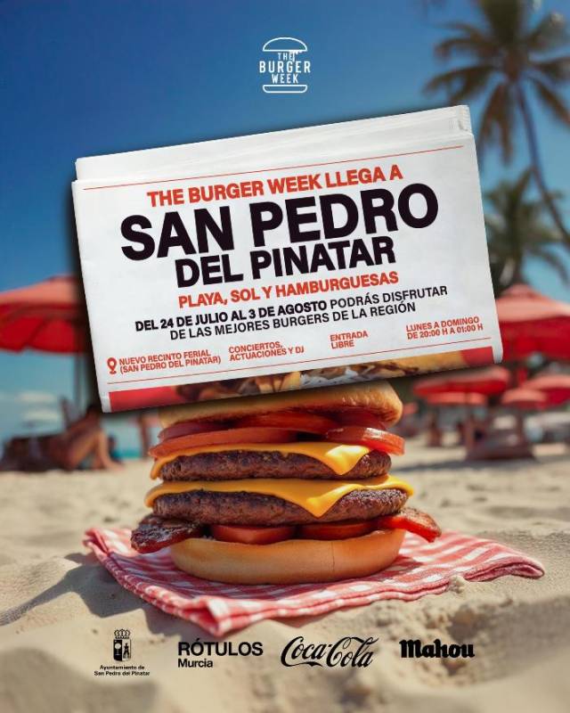 July 24 to August 3 Burger Week in San Pedro del Pinatar!