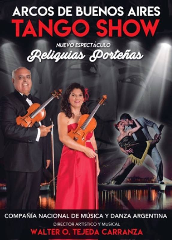 October 17 Spectacular Argentinian tango show at the Casa de la Cultura in Águilas