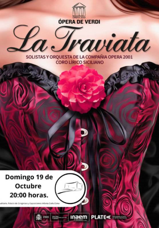 October 19 La Traviata opera in Águilas