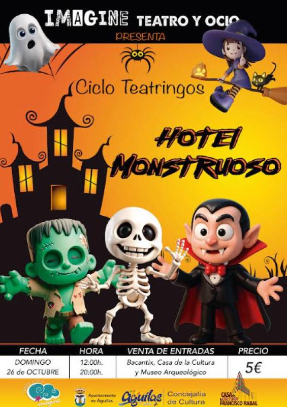 October 26 Puppet theatre for children in Águilas