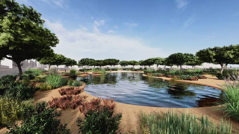 Torre Pacheco is turning a flood risk into a green space for the public to enjoy