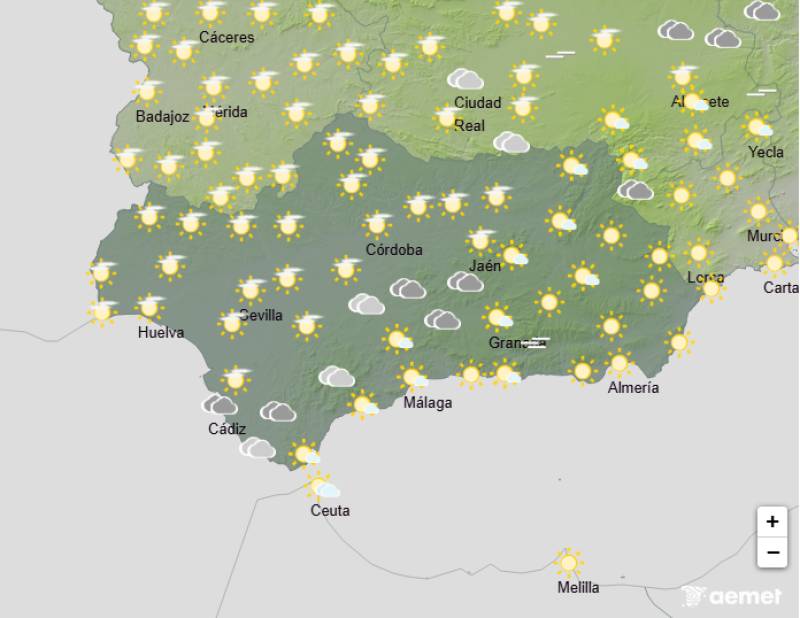 Wet and windy: Andalusia weather forecast December 1-4