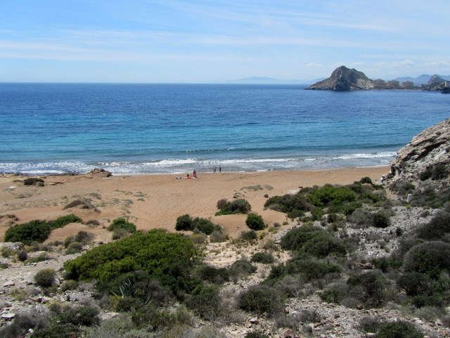 Águilas beaches: Playa Amarilla