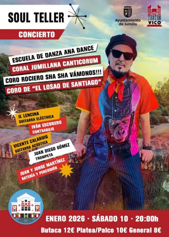 January 10 An evening of soul, rock and local talent in Jumilla!