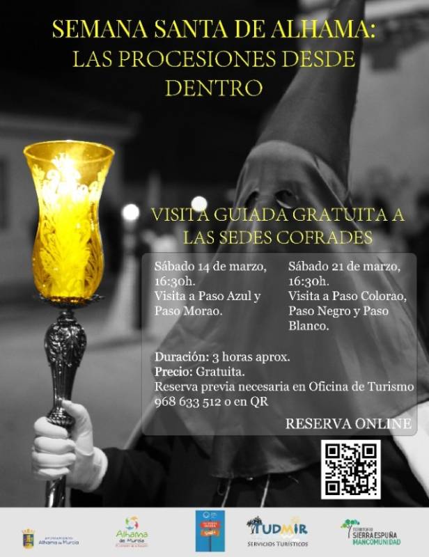 March 21 Free tour in Spanish: Inside the Semana Santa of Alhama de Murcia