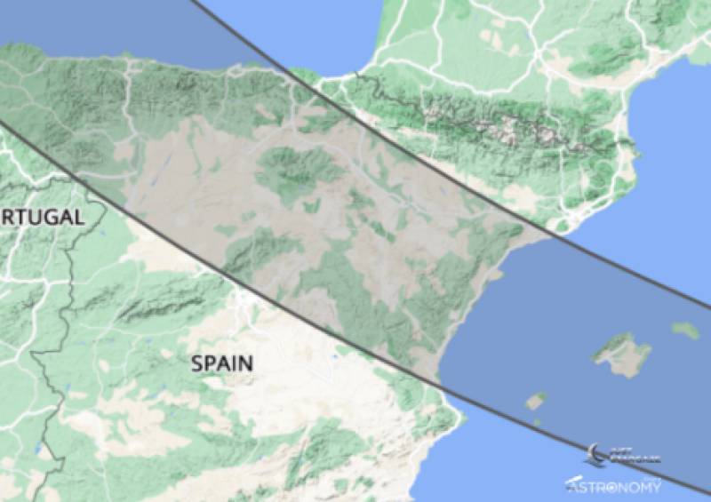 The eclipse is coming: August 12, 2026 will change the sky over Murcia