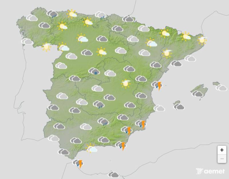 Unsettled weather set to continue across Spain this week: Forecast March 9-12