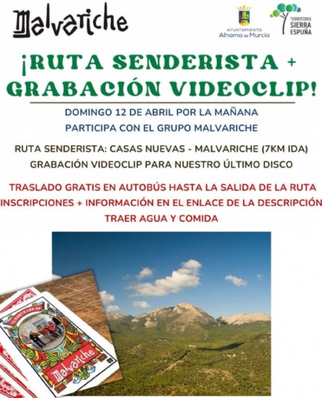 April 12 Free guided hike to Malvariche in the Sierra Espuña