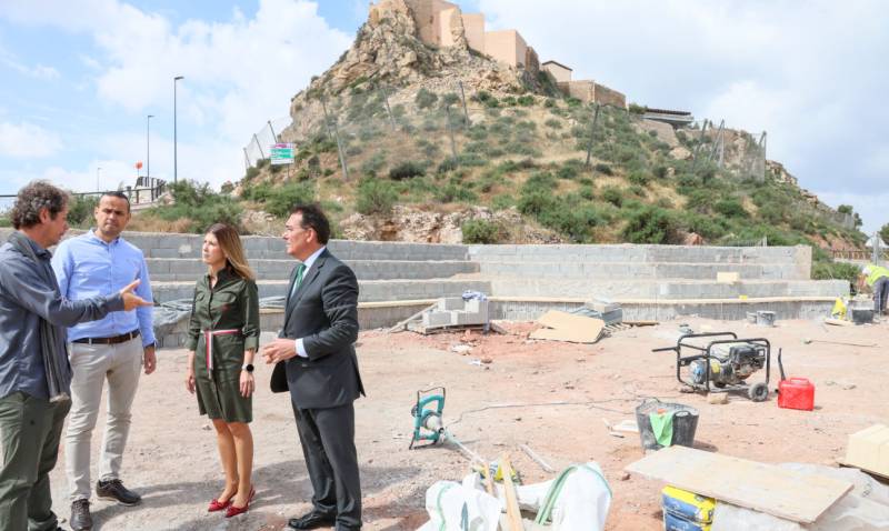 New landscaped green area planned at key entrance to Lorca Castle
