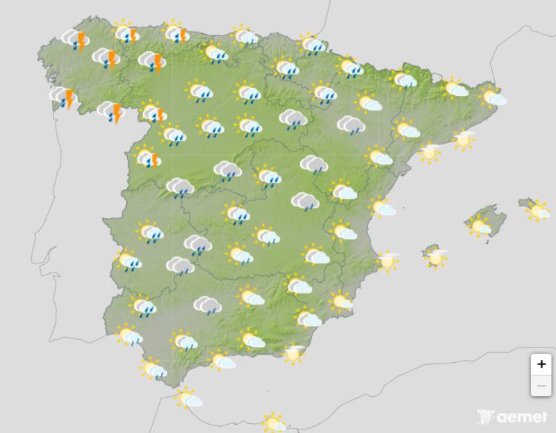 Temperatures plummet as storms approach: Spain weather forecast May 7-10