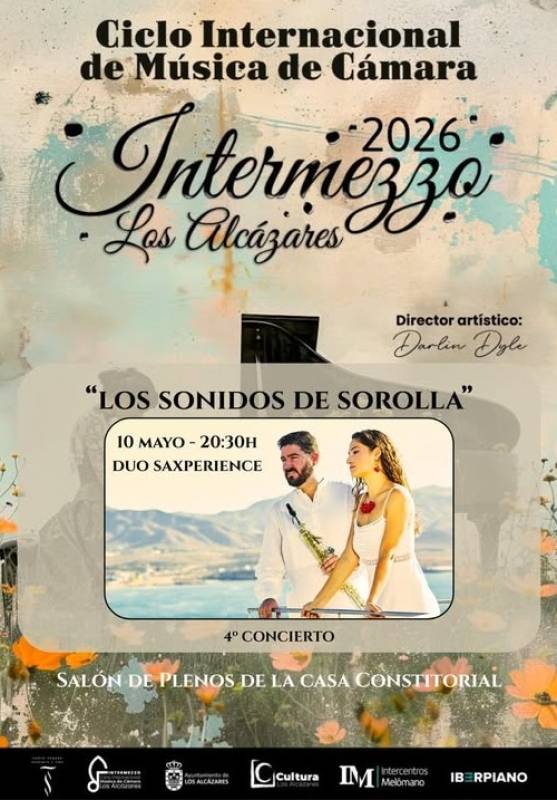 May 10 Intermezzo in Los Alcázares, free concert of late 19th-century music composed in Spain and France