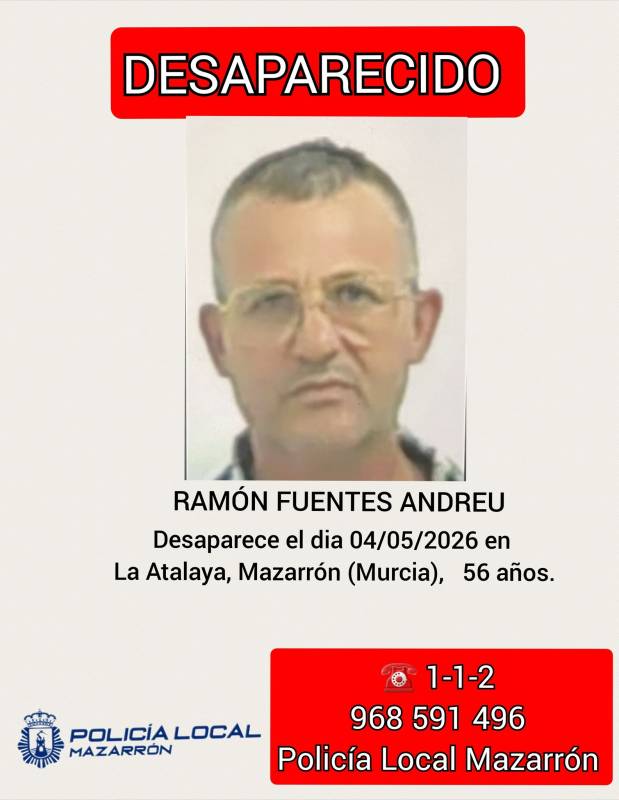 Search continues for missing Mazarrón man after a house fire in La Atalaya