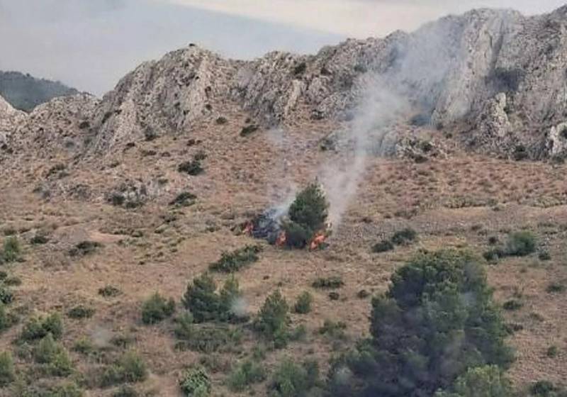 Lightning strikes spark multiple wildfire alerts across Murcia during Sunday storms