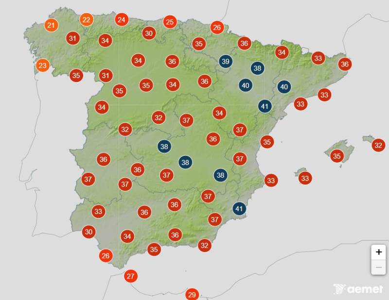 Spain weekend weather July 9-12: Heatwave breaks, but the east will still hit 40°C