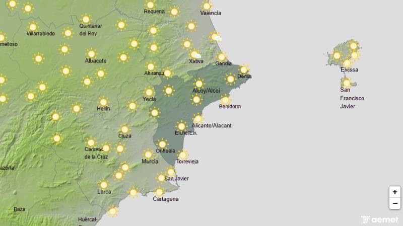 Intense heat returns with thunderstorms possible inland: Alicante weather forecast July 13-16