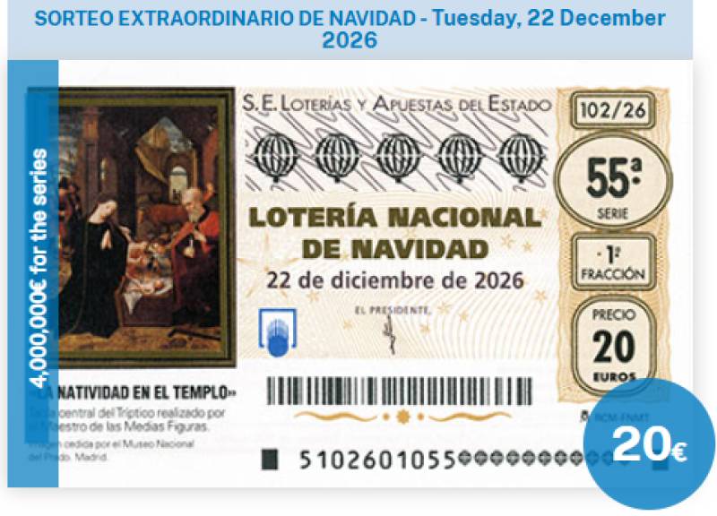 Yes, the Spanish Christmas Lottery is already on sale and yes, it really is only July