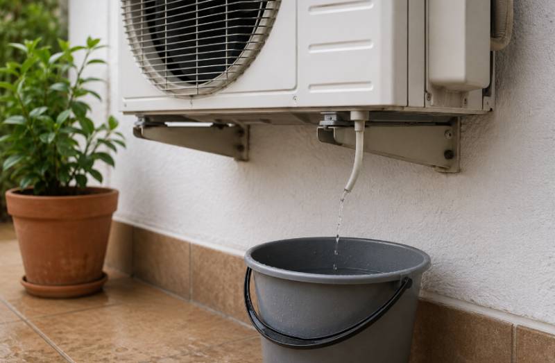 What to do with all that water dripping from your air conditioning unit