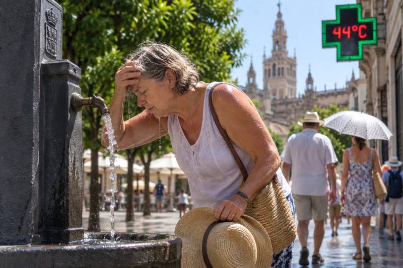 Andalucía's heat death toll reaches 280 as a third heatwave brings temperatures close to 45 degrees