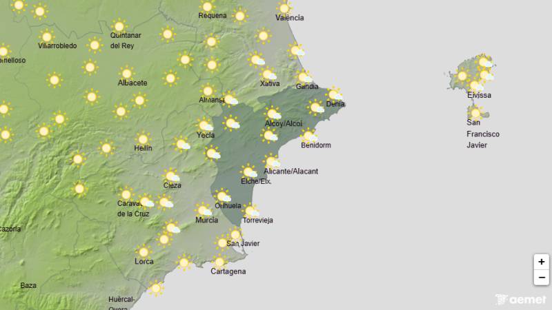 Rising temperatures and Saharan dust on the way: Alicante weather forecast July 30-August 2